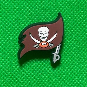🌼 (5/$10 or 10/$15) NEW “NFL”  Croc Charm Collection Tampa Bay Buccaneers